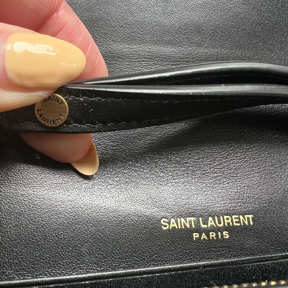 NWT YSL Lambskin Quilted Le Maillon Bag - Picture 9 of 15